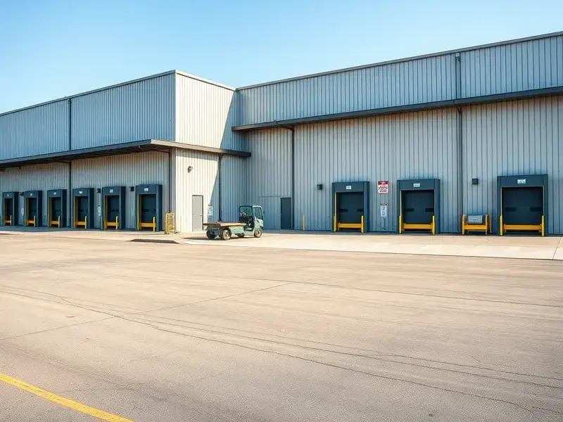 Completed warehouse facility