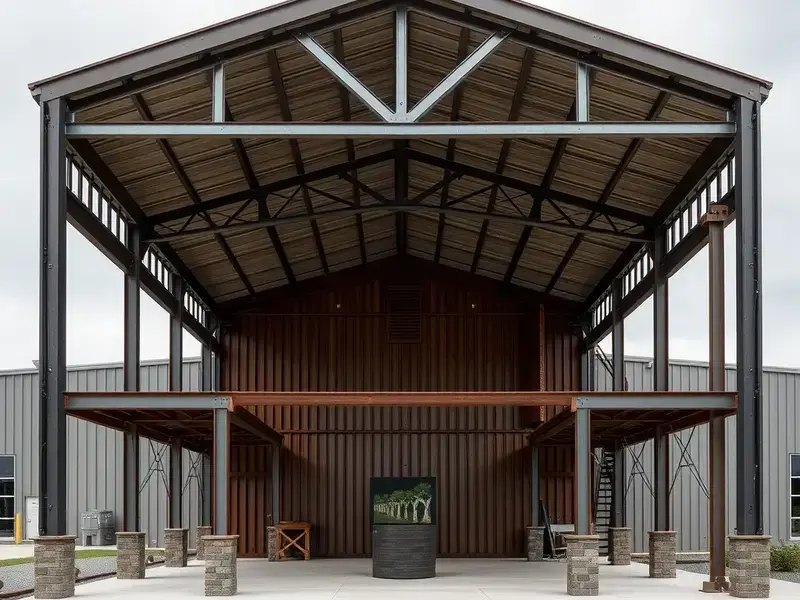 Custom metal building